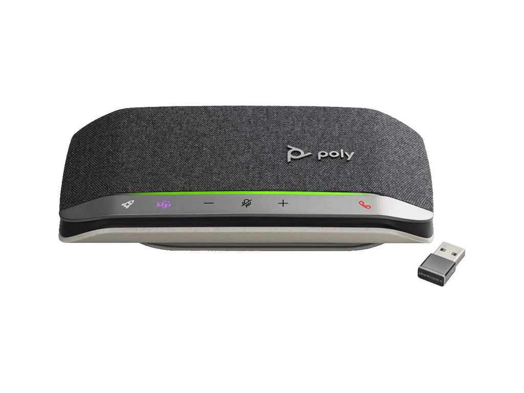 Poly - Sync 20 Bluetooth/USB-A Speakerphone - Personal Portable Speakerphone - Noise & Echo Reduction - Connect to Cell Phones via Bluetooth or Computers via USB-A Cable - Works with Teams, Zoom