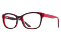 NEW GX By Gwen Stefani GX002 Tortoise & Red Eyeglasses 50mm with GX Case