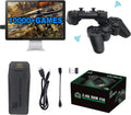 Microea Retro Video Game Console with 10000+ Classic Games, Dual 2.4G Wireless Game Controller, Support HD Output Display Screen Connection, Birthday Gift Halloween