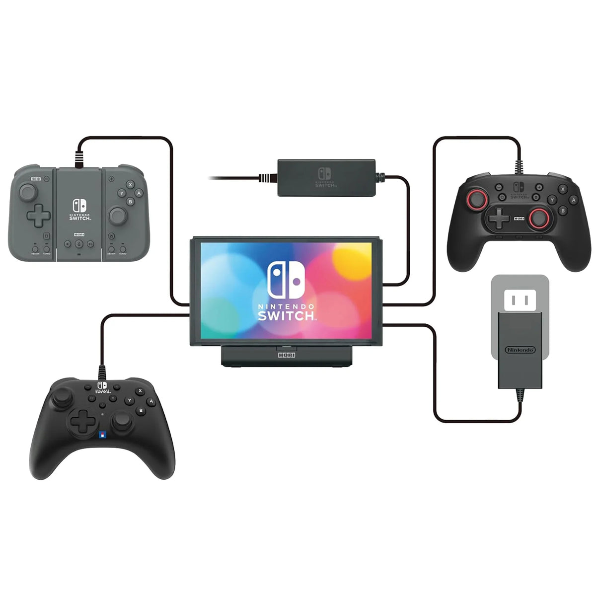 HORI Portable USB Play Stand for Nintendo Switch