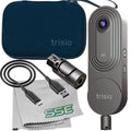 Trisio Lite 2 VR - 8K Virtual Tour NodeRotate 360° Camera + Manufacturer Supplied Carrying Case, Quick Plug-in, USB Cable, Seller Supplied Microfiber Cloth & More (7pc Bundle)