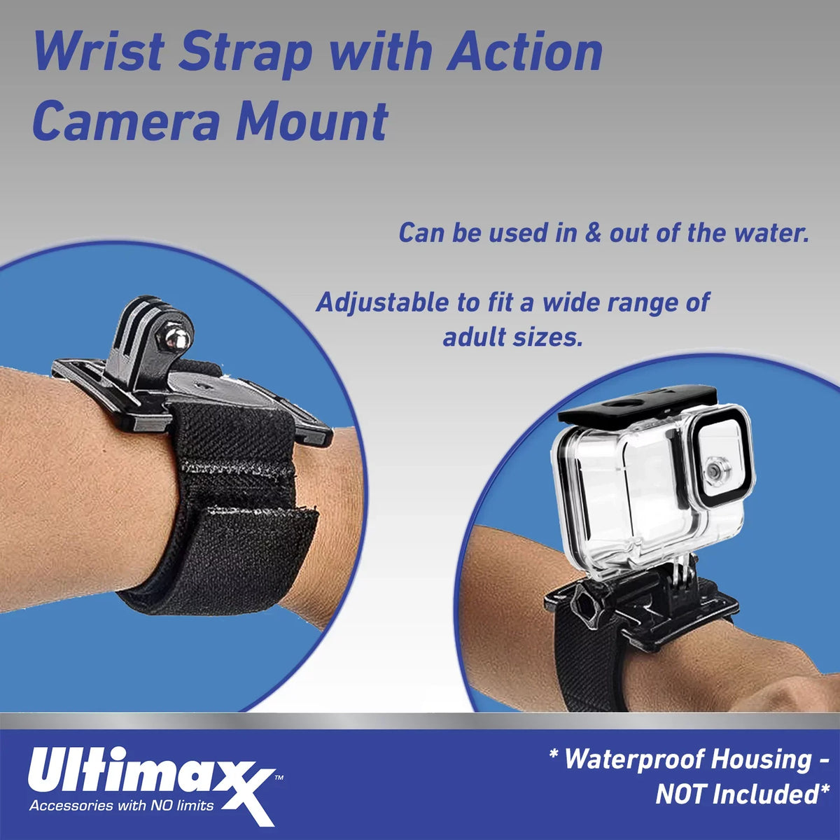 Ultimaxx Essential GoPro HERO10 (Hero 10) Black Bundle - Includes: 2x Replacement Batteries, Dual USB Charger, Water-Resistant Action Camera Case & Much More