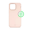 ITSKINS SPECTRUM-R CASE FOR IPHONE 14 PRO (6.1") - 100% RECYCLED MATERIALS - MAGSAFE COMPATIBLE - SILK SERIES - LIGHT PINK