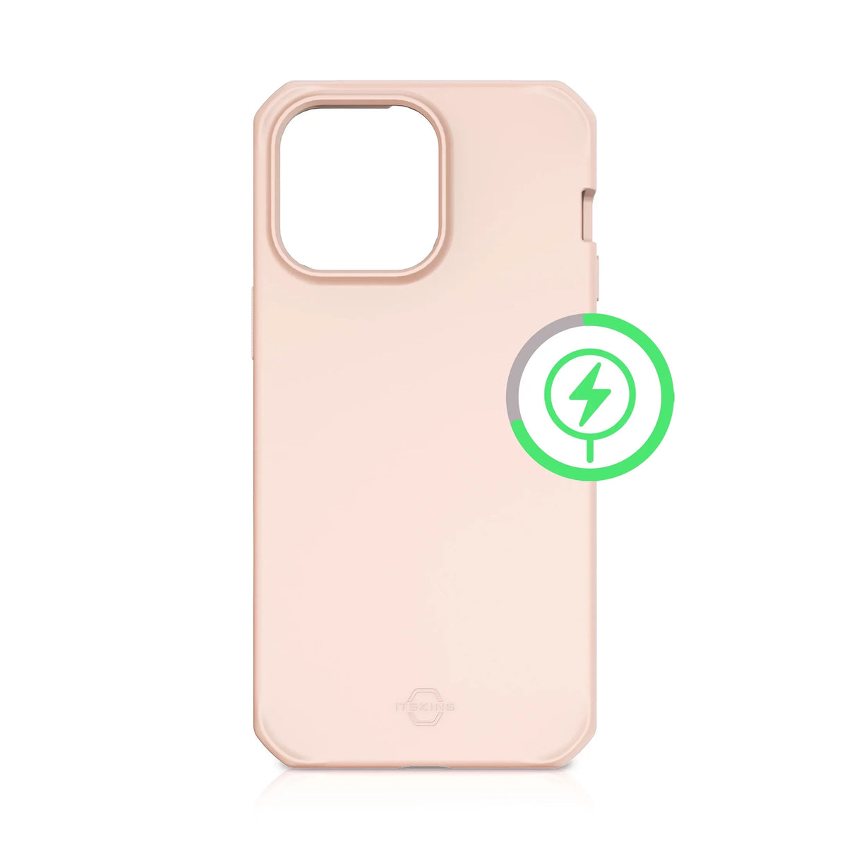 ITSKINS SPECTRUM-R CASE FOR IPHONE 14 PRO (6.1") - 100% RECYCLED MATERIALS - MAGSAFE COMPATIBLE - SILK SERIES - LIGHT PINK