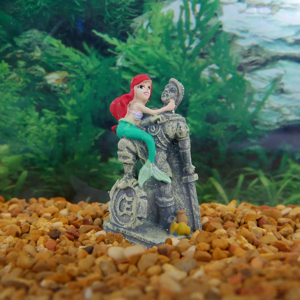 Penn-Plax Little Mermaid 5-Piece Mini Resin Ornaments for Aquariums