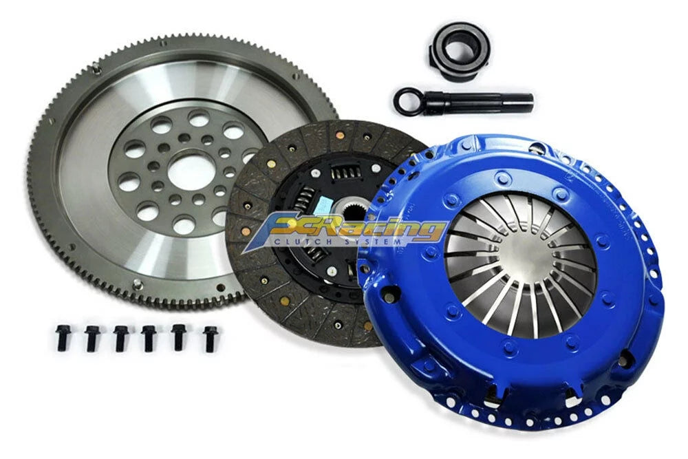 FX PREMIUM 2 CLUTCH KIT & RACE FLYWHEEL VW CORRADO GOLF GTI JETTA PASSAT VR6 12V