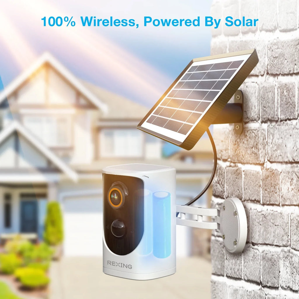Rexing HS01 Wireless Smart Home Security Camera System for Indoor / Outdoor , 1080p , Door Bell , Two-Way , Night Vision W/ Wi-Fi