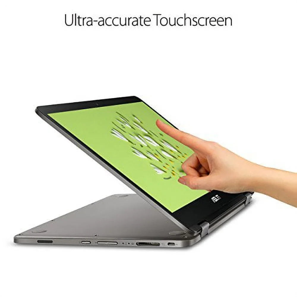 ASUS TP401MA-YS02 Vivobook Flip Thin 2-in-1 HD Touchscreen Laptop, Intel Celeron 2.6GHz Processor, 4GB RAM, 64GB eMMC, Windows 10 S, 14"