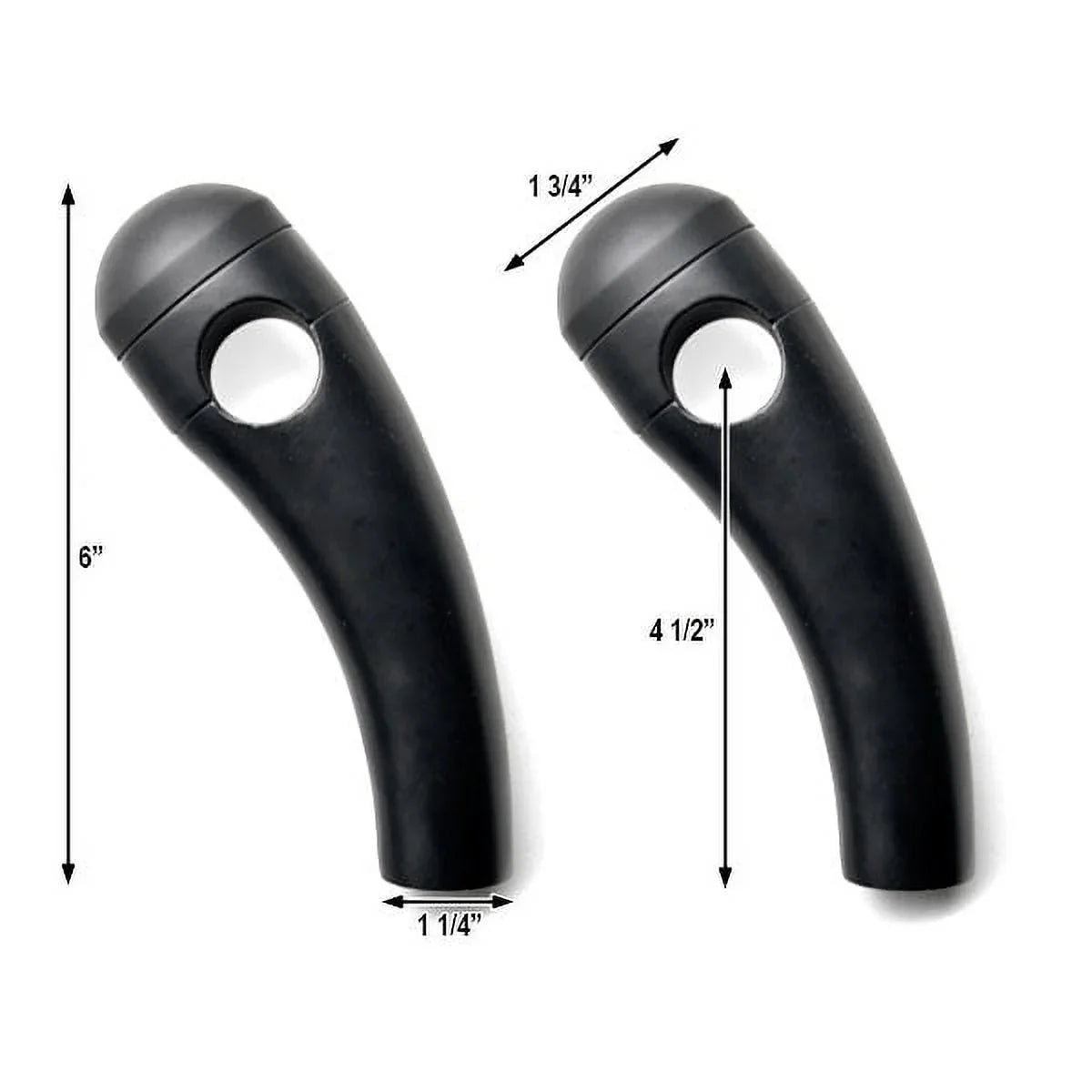 Krator Custom Black Motorcycle 1" Handlebar 4.5" Risers Compatible with Yamaha TX SR CS YX RD 350 400 500 600 650 750
