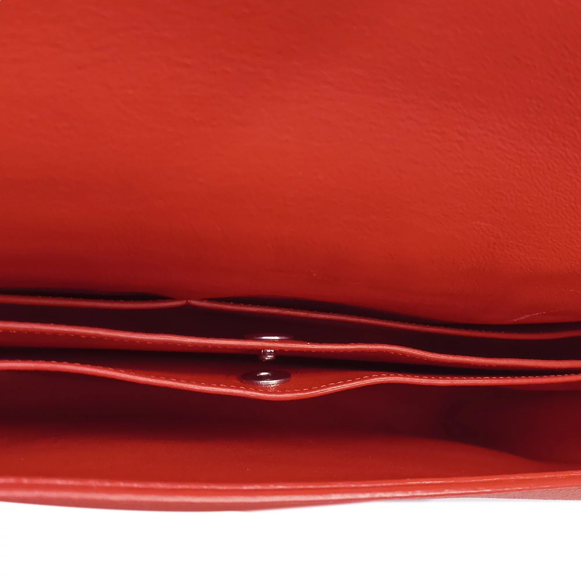Pre-Owned Authenticated Celine Trotteur Messenger Bag Calf Leather Orange Crossbody Bag Unisex (Good)