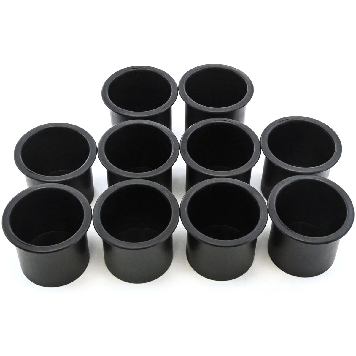 10 Cup Holder Plastic Pocket Recessed Insert Universal for Boat RV Car Truck Sofa Game Table Marine Pontoon Motorhome Camper