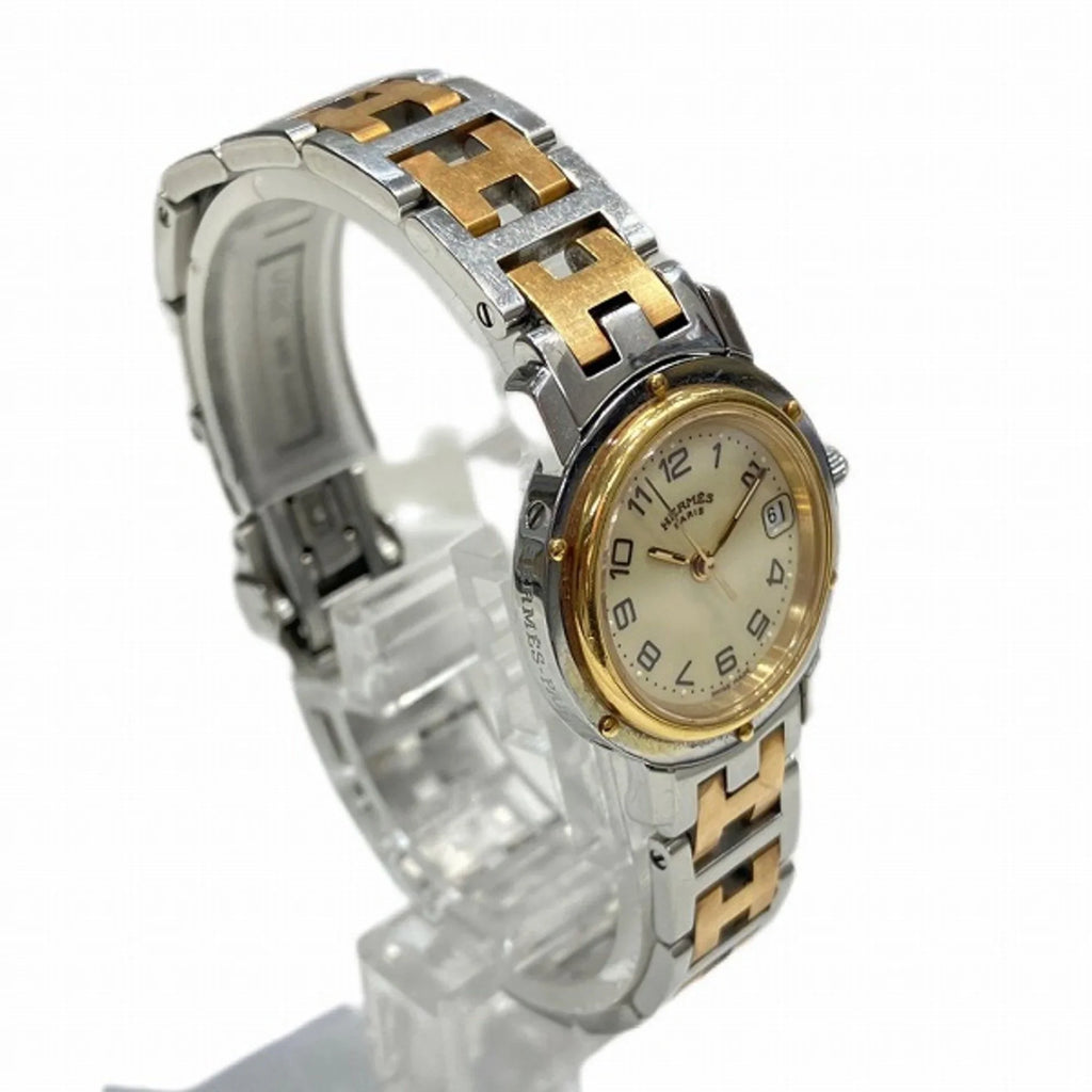 Pre-Owned Hermes Clipper CL4.220 Quartz Watch Ladies (Fair)