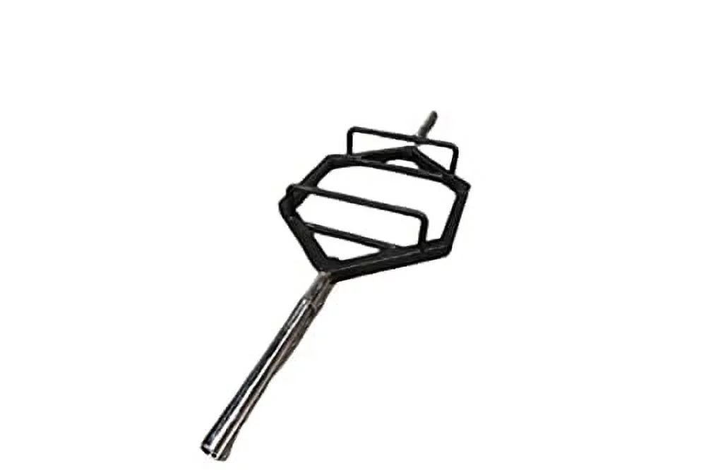 Bolt Fitness Supply Hex Reaper Trap Bar - with Raised Handles for Squats, Deadlifts, Shrugs, Power Pulls. 80 Lb Bar in Black Powder-Coated Finish.
