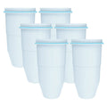 6 Pack AQUACREST ZR-017 Replacement for ZeroWater® ZR-017 Pitcher Water Filter
