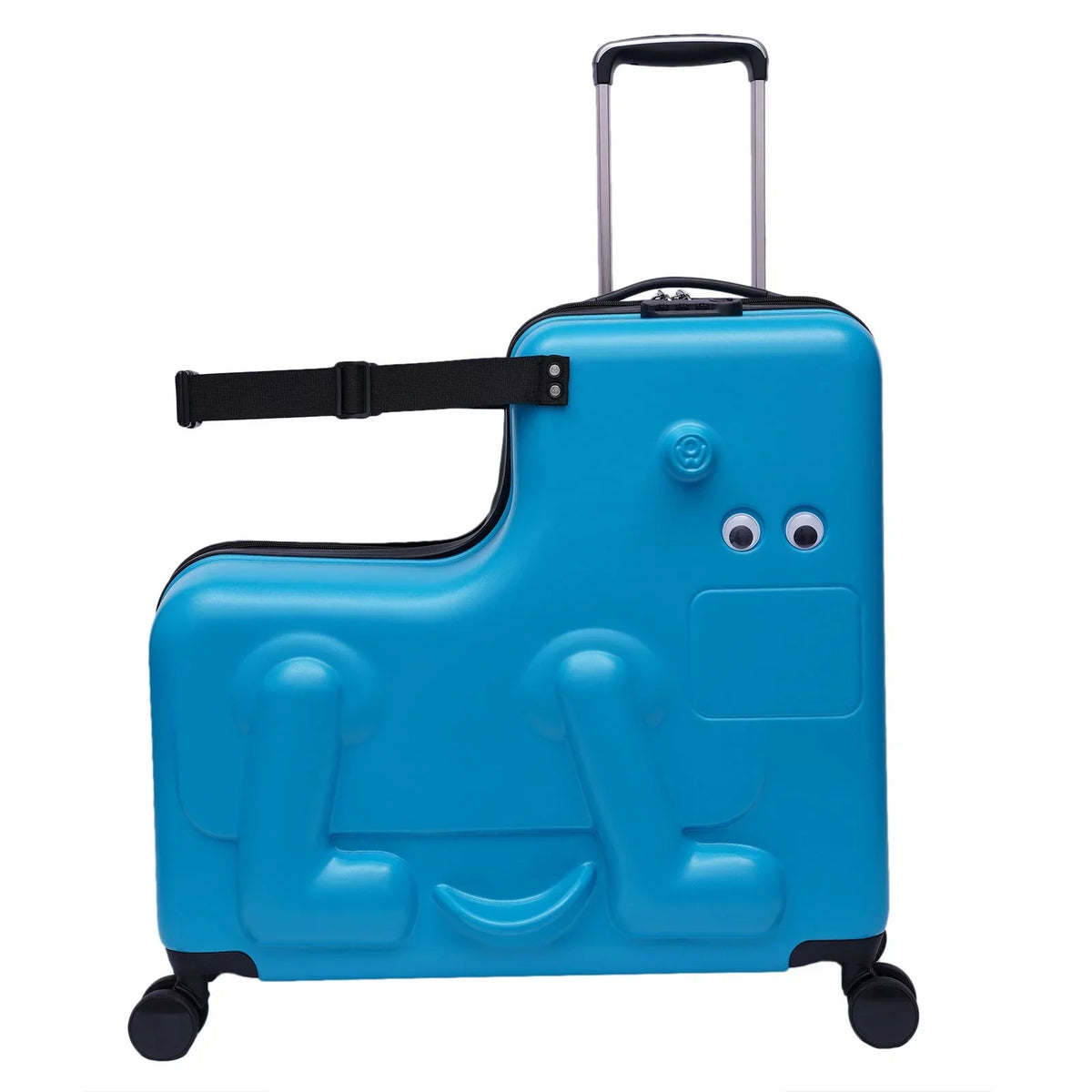 Wuzstar 24" Kid's Ride-on Travel Suitcase Portable Universal Wheel Waterproof Luggage,ABS+PC Aged 4-12 Years