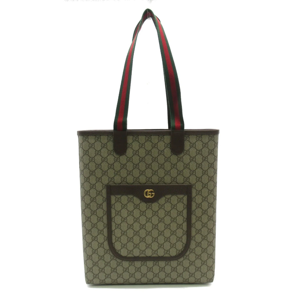 Pre-Owned GUCCI Tote Bag Beige  GG Supreme Canvas 7445449AACV8745 (New)