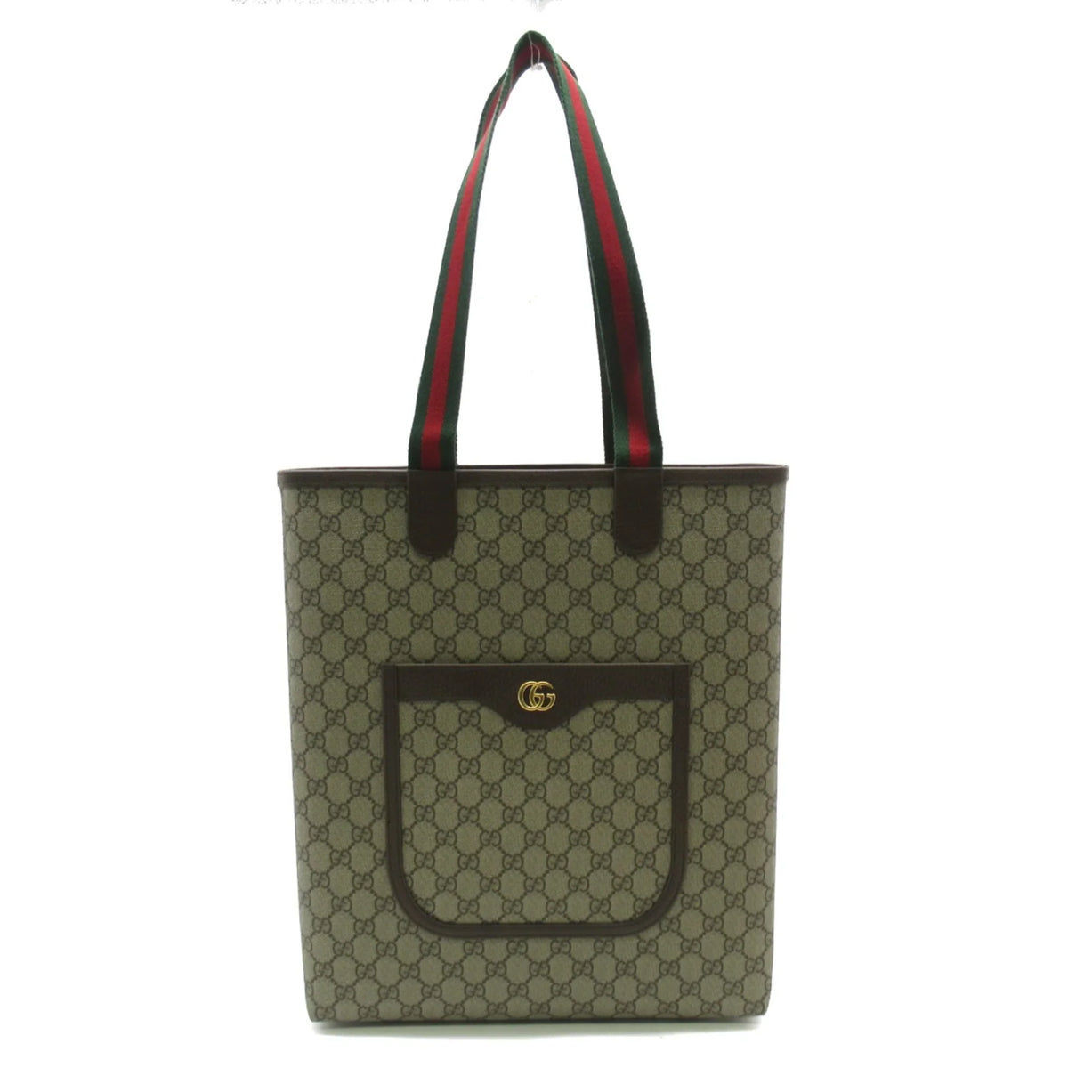 Pre-Owned GUCCI Tote Bag Beige  GG Supreme Canvas 7445449AACV8745 (New)