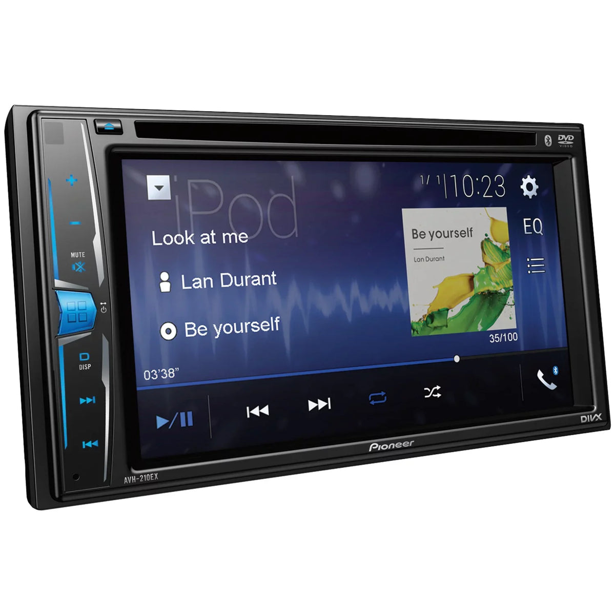 Pioneer AVH-210EX 6.2" Double-DIN In-Dash Car Stereo DVD Receiver with Bluetooth