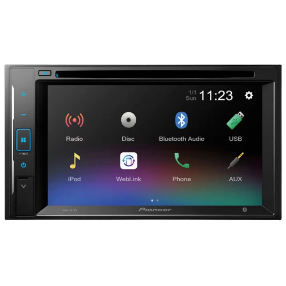 KIT4996 Bundle for 1995-2001 Suzuki Swift W/ Pioneer Double DIN Car Stereo with Bluetooth/Backup Camera/Installation Kit/in-Dash DVD/CD AM/FM 6.2" WVGA Touchscreen Digital Media Receiver