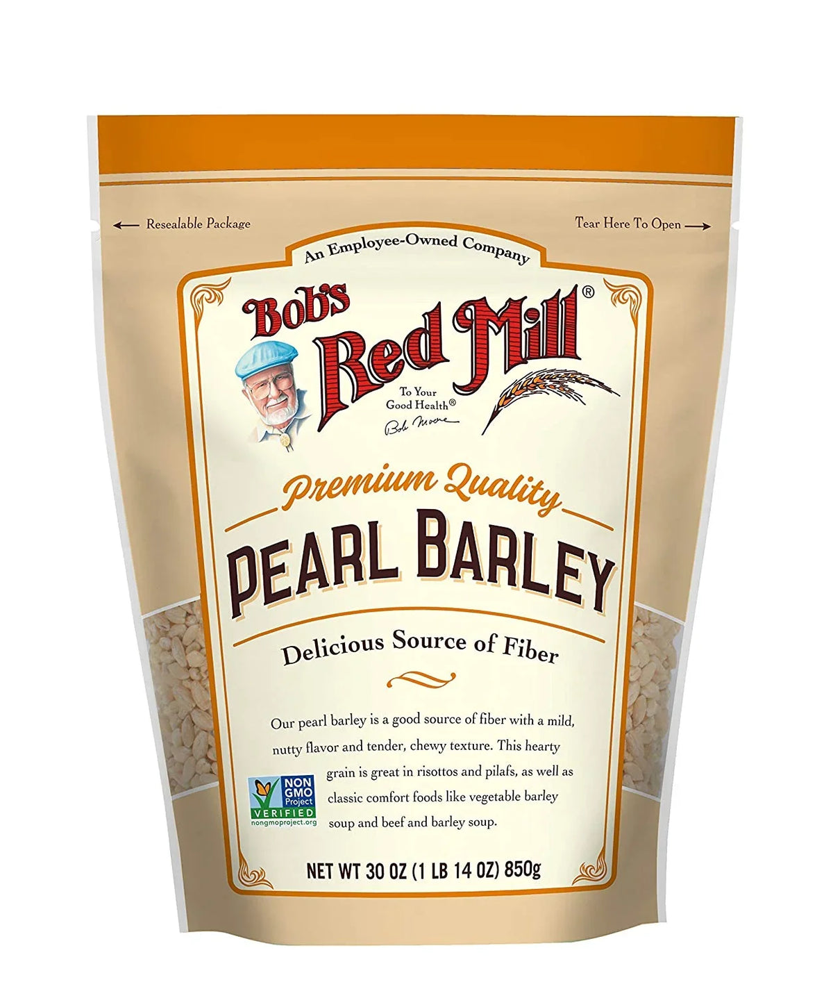 Bobs Red Mill Pearl Barley, 30 Ounce (Pack of 4)