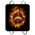 GCKG Spirit of Flaming American Football Pet Car Seat Cover Dog Car Seat Mat Hammock Cargo Mat Trunk Mat For Cars Trucks and SUV 54x60 inches