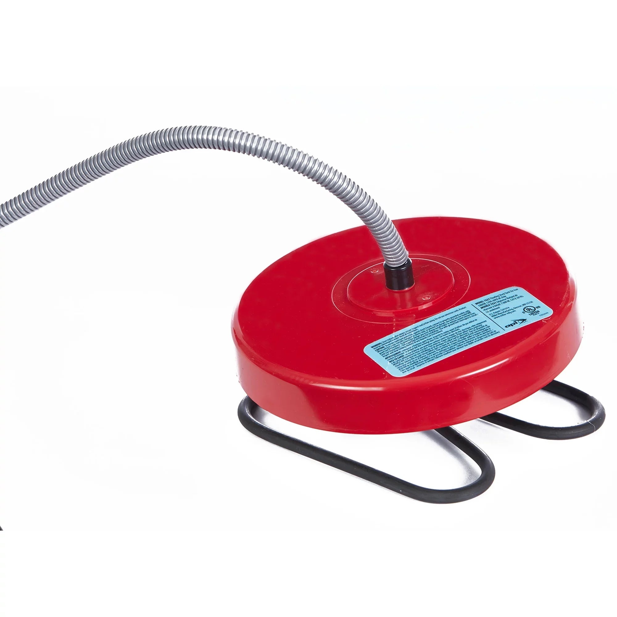 API 1000 Watt Thermostatic Winter Floating Stock Tank Deicer & Heater, Red