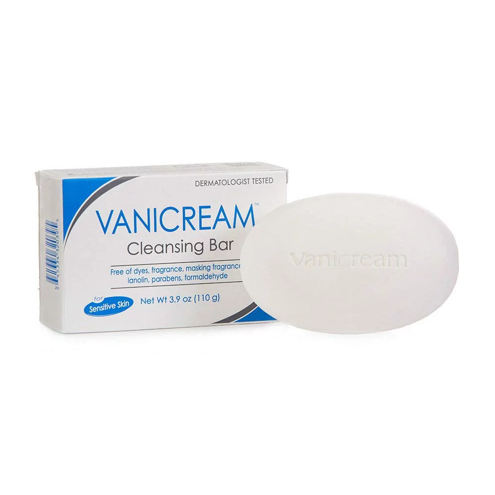 Vanicream Cleansing Bar For Sensitive Skin, Unscented 3.9 Ounce (Pack Of 2).