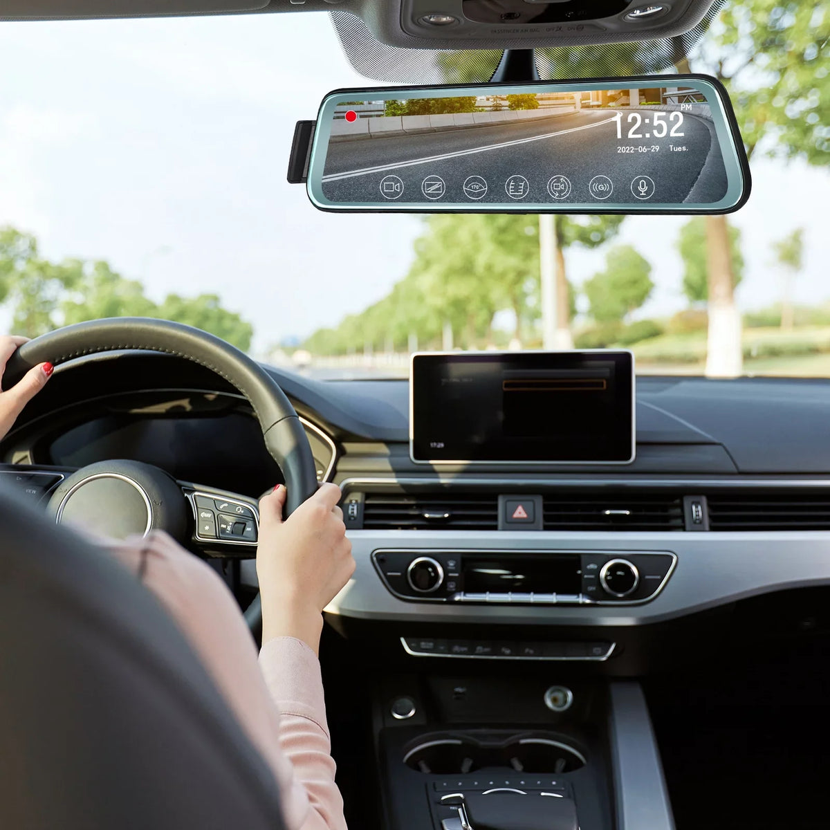 Cheefull Reverse Camera for Car  Recorder 1080P Front and Rear Vehicles Recorder Dash Camera  1 Set Car Backup Camera Driving Camera Dash