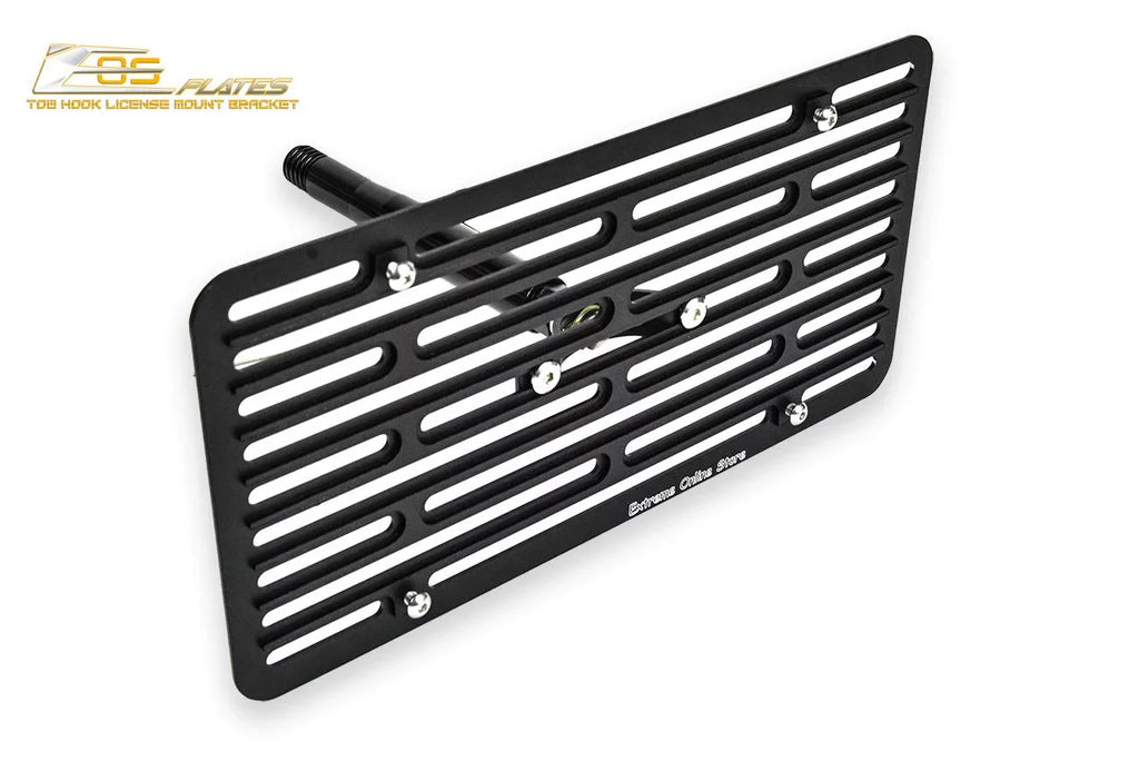 Extreme Online Store for 2011-2015 Mini Cooper 2Dr Convertible R57 MK2 Cooper/Cooper S | EOS Plate Version 2 Full Sized Front Bumper Tow Hook License Relocator Mount Bracket