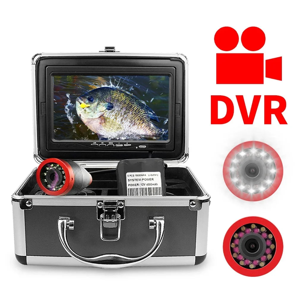 Erchang 7 Inch DVR Underwater Fishing Camera Portable Video Fish Finder for Lake Sea Fishing