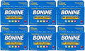 Bonine For Motion Sickness Chewable Tablets, Raspberry Flavored - 8 ea, 6 Pack