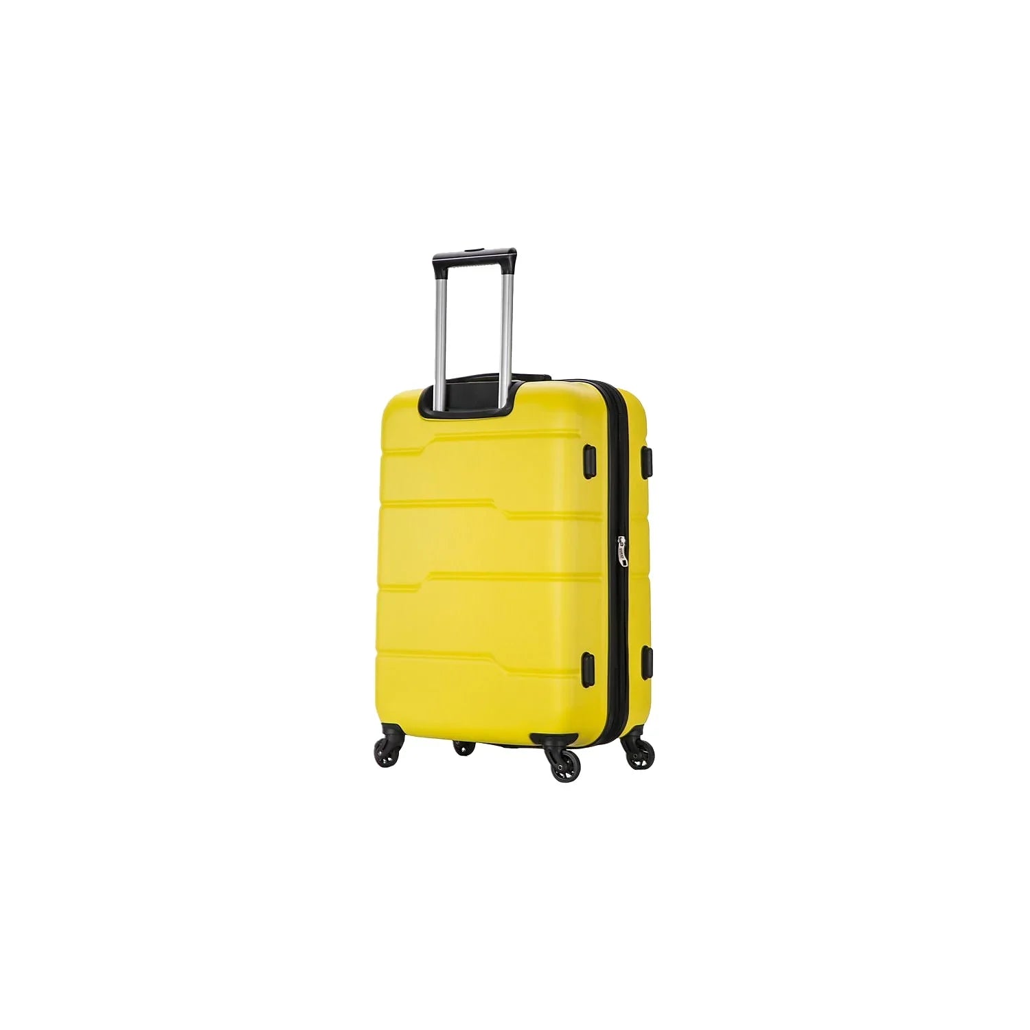 DUKAP RODEZ Plastic 4-Wheel Spinner Luggage Yellow (DKROD00M-YEL)