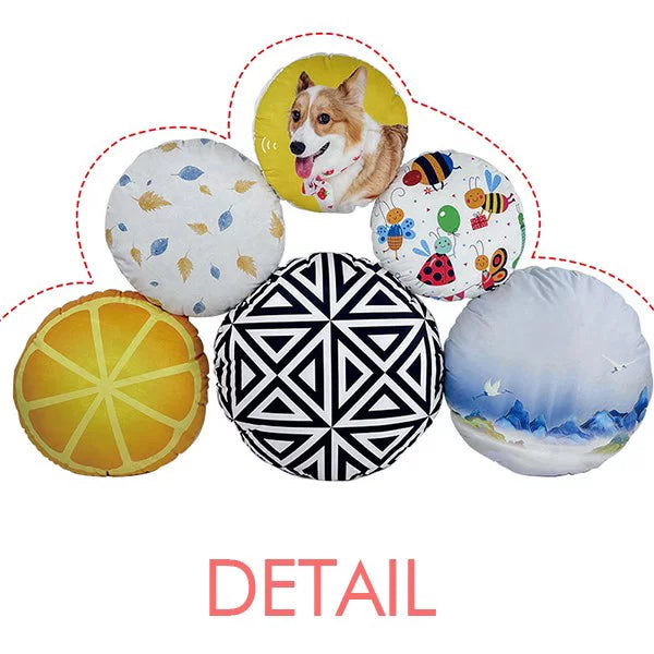 Nigeria Flag Facial Makeup Head Screang Cap Round Throw Pillow Home Decoration Cushion