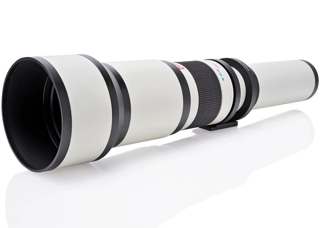 Opteka 650-1300mm High Definition Telephoto Lens for Sony Alpha E-Mount a9, a7r, a7s, a7, a6500, a6300, a6000, a5100, a5000, a3000, NEX-7, NEX-6, NEX-5T, NEX-5N, 5R and 3N Digital Mirrorless Cameras