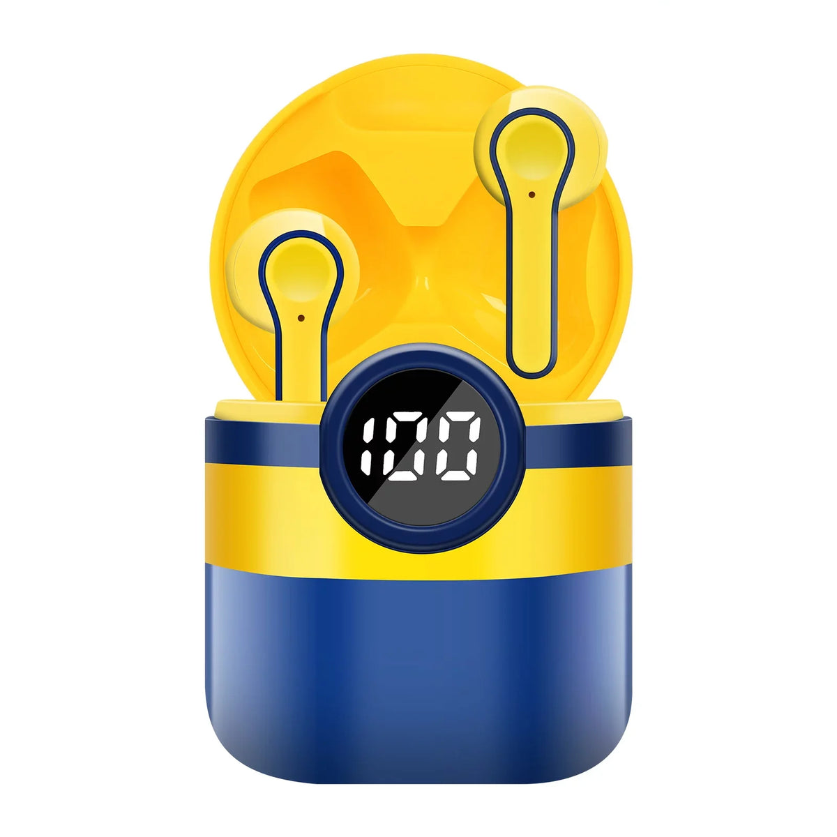 UrbanX Q350 Wireless Earbuds in Ear Bluetooth Headphones For HTC Desire 728 Ultra with Microphone & Digital Display IPX7 Waterproof Deep Bass Bluetooth Earbuds for Sports Work & Music.