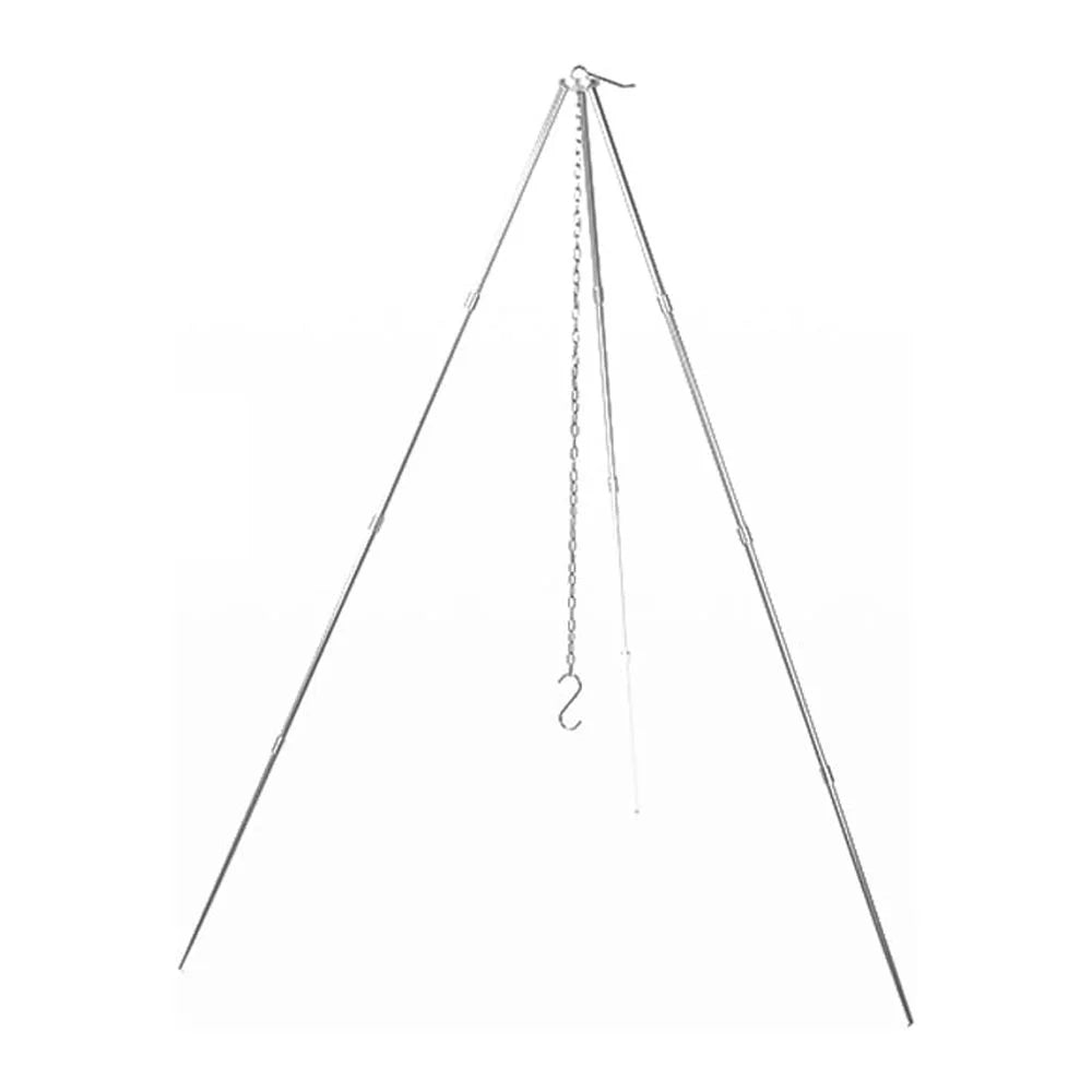 Dazzduo Tripod,Outdoor Campfire Bonfire Bonfire Portable Alloy Stand Picnic BBQ Portable Alloy Pot Pot Stand Picnic Campfire Bonfire Portable Alloy Pot Stand