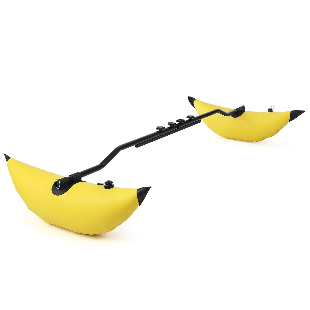 walmeck Kayak PVC Inflatable Outrigger Float with Sidekick Arms Rod Kayak Boat Fishing Standing Float Stabilizer System Kit