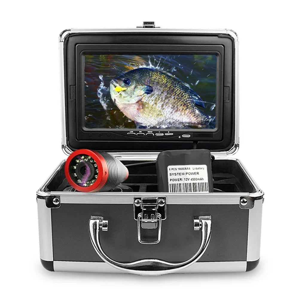 Erchang 7 Inch DVR Underwater Fishing Camera Portable Video Fish Finder for Lake Sea Fishing