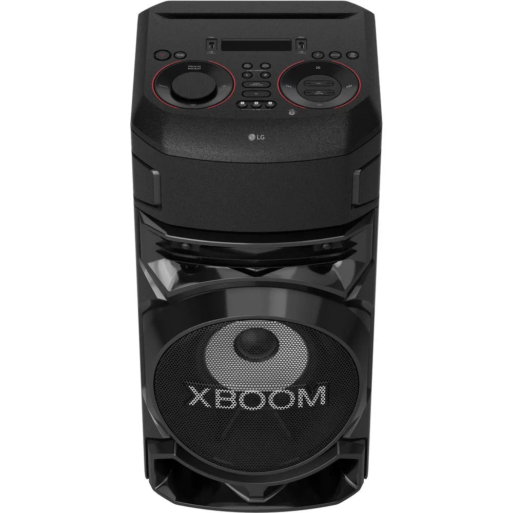 LG RN5 XBOOM Bluetooth Audio System with Bass Blast Bundle with 1 Year Extended Protection Plan and Tech Smart USA Audio Entertainment Essentials Bundle 2020