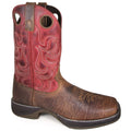 Smoky Mountain Men's Benton Western Boot Broad Square Toe Brown 8.5 EE  US