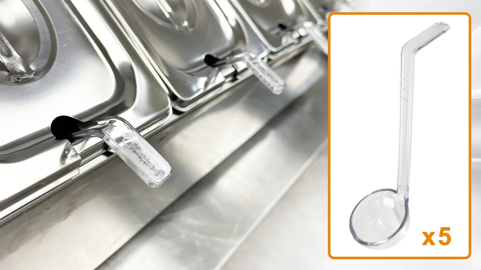 Stainless steel display Milk tea shop dessert basin commercial hot pot shop seasoning rack CS16- 5S