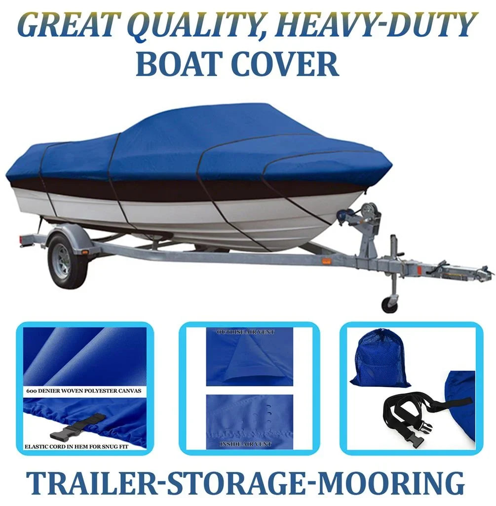 BLUE, GREAT QUALITY BOAT COVER Compatible for SEA DOO CHALLENGER 180 2005-2012