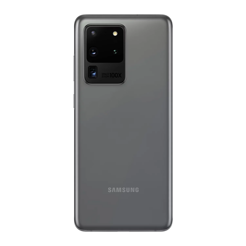 Restored Samsung Galaxy S20 Ultra, 128GB, Cosmic Gray Fully Unlocked (Refurbished)