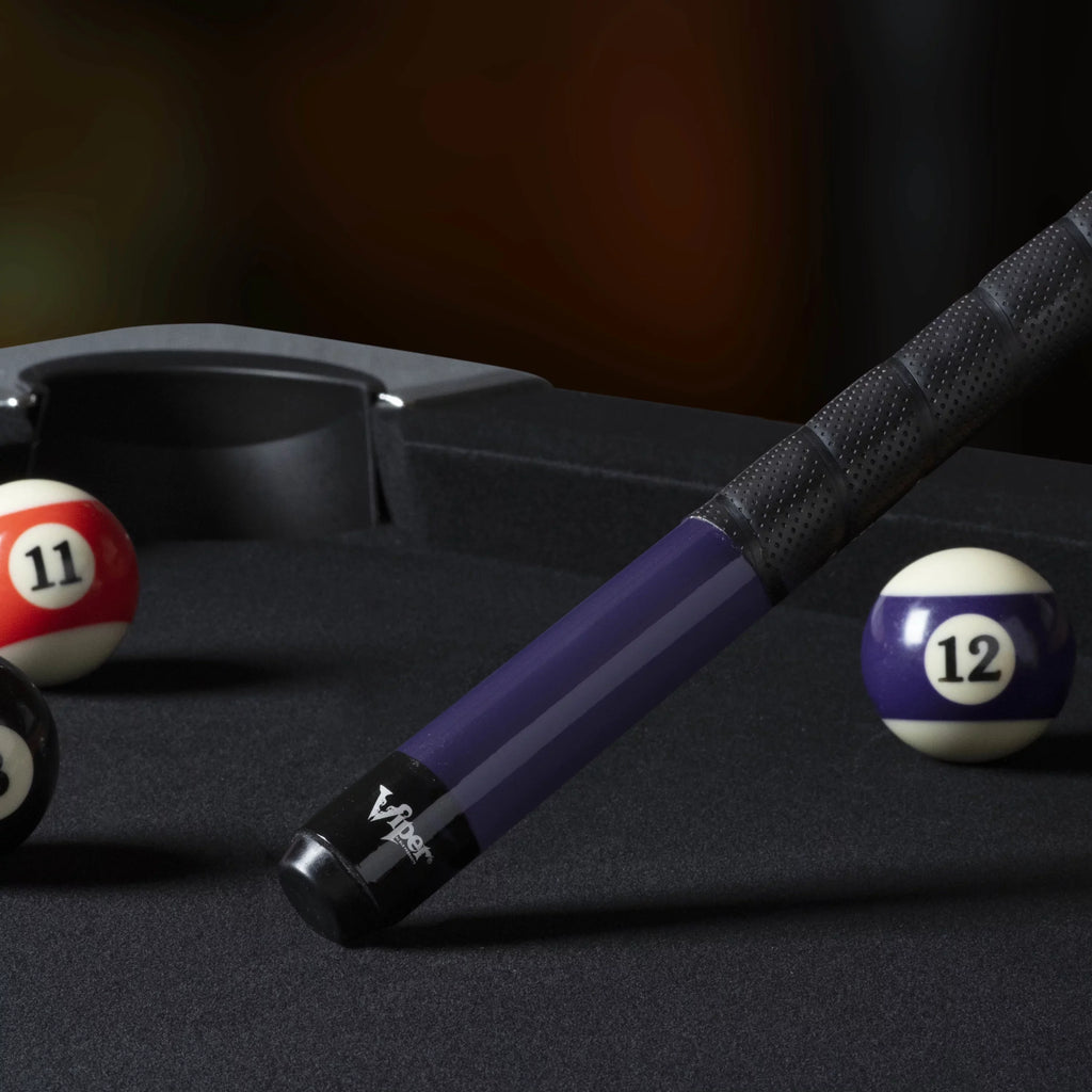 Viper Sure Grip Pro 58" Billiard/Pool Cue, 2 Piece, Purple, 20 Ounce