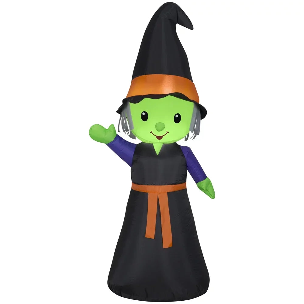 Airblown Inflatables 4FT Tall Halloween Inflatable Cute Witch
