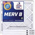Filter King 39.5x8x1a Air Filter | 4-PACK | MERV 8 HVAC Pleated A/C Furnace Filters | MADE IN USA | Actual Size: 39.5 x 8 x .75"