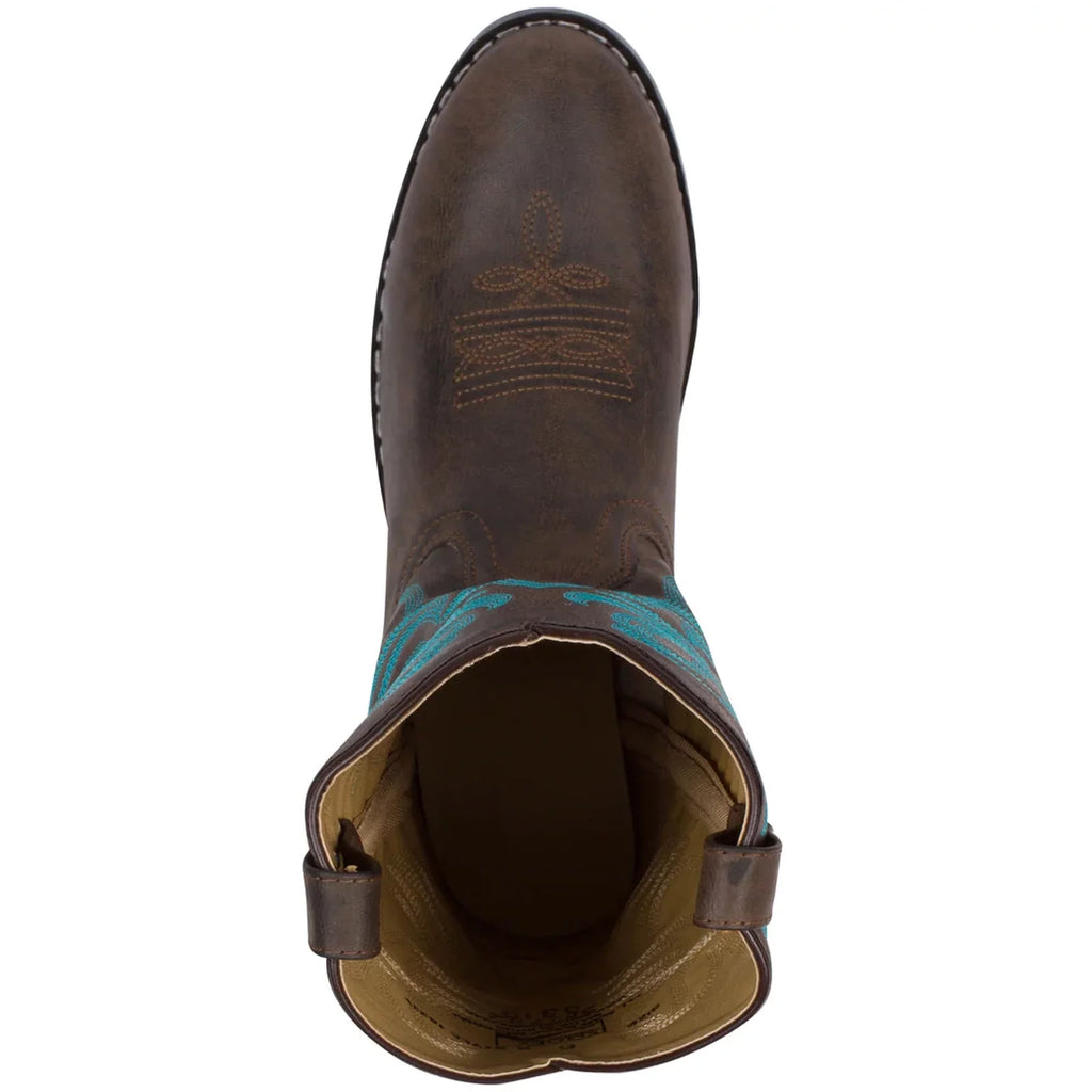 SMOKY MOUNTAIN BOOTS Kids Monterey Western Boots, Color: Brown, Size: 13.5, Width: R (1623C-13.5R)