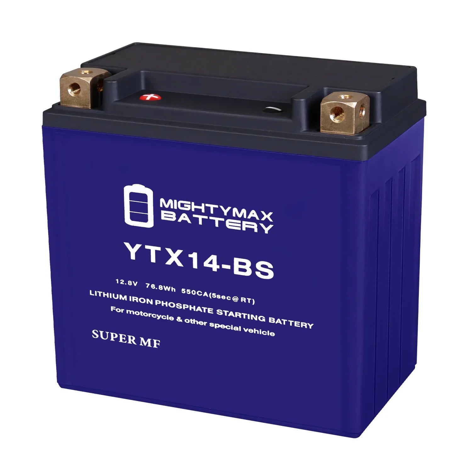 YTX14-BS Lithium Replacement Battery Compatible with Moto Guzzi 750 V7 III Dark 18