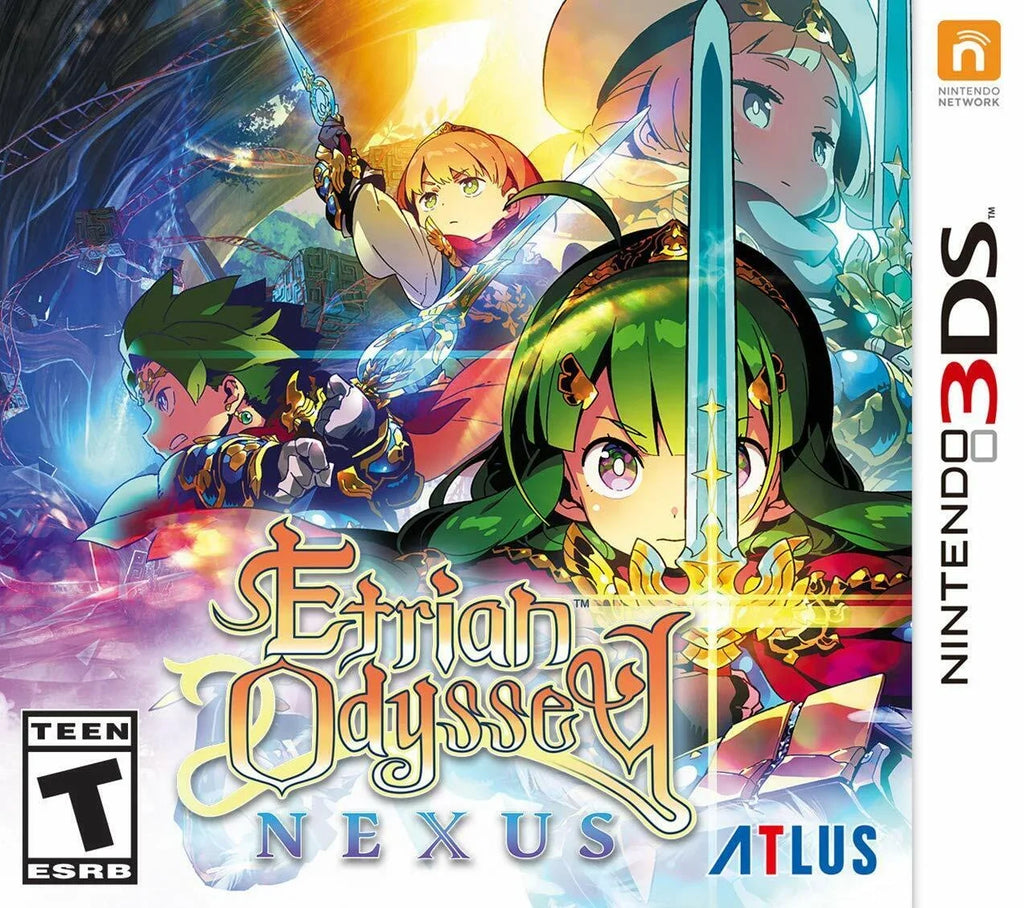 Etrian Odyssey Nexus - Launch Edition - Nintendo 3DS [2DS RPG Art Book] NEW