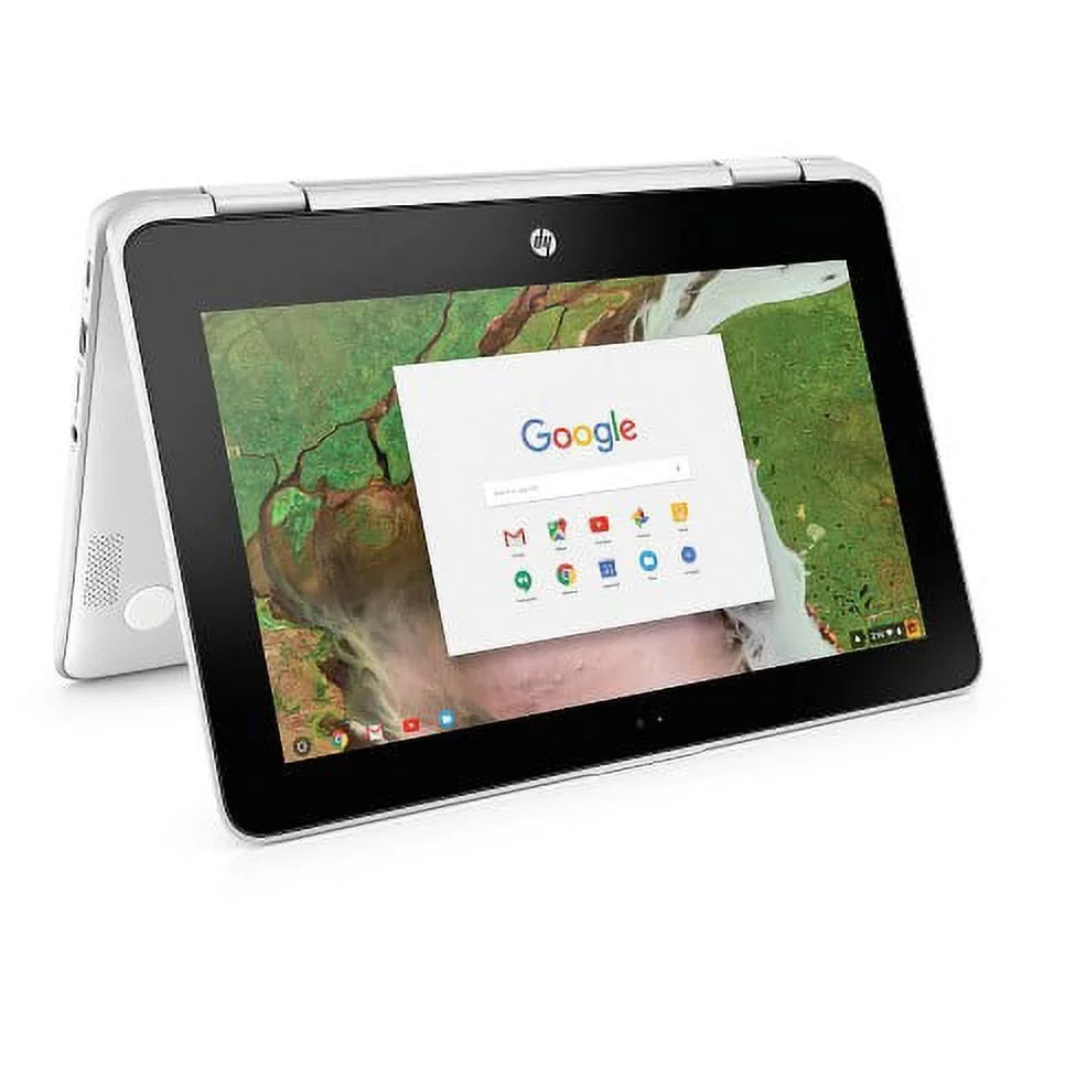 HP Chromebook x360 convertible Laptop, 11.6" HD IPS LED, Touchscreen (multi-touch enabled), Intel Dual-Core N3350, 32GB eMMC, 4GB LPDDR4, Intel HD Graphics 500, Wifi + Bluetooth